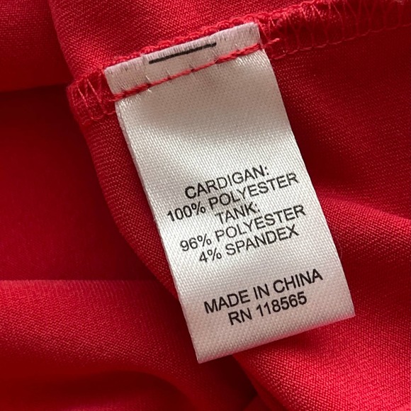 Peck & Peck Tank Top Gallery Opening Size Small Polyester Stretch Small Packable - Picture 5 of 5